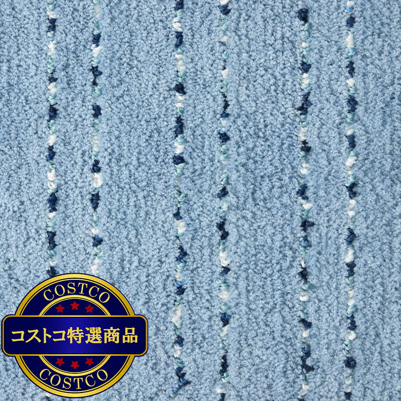 (コストコ) バスラグ 2枚組 45cm x 60cm アシュリーブルー
