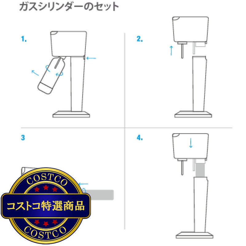 (コストコ) ソーダストリーム ジェネシス スターターキット