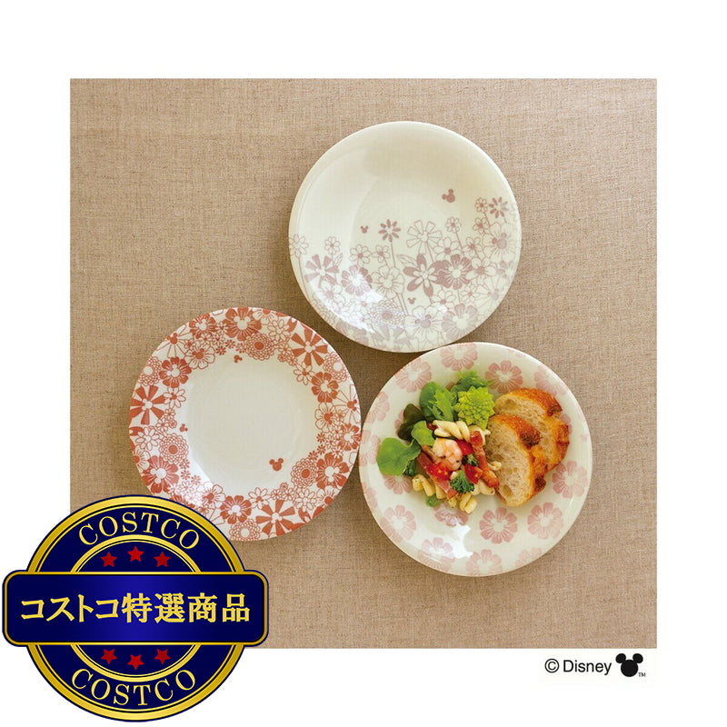 (コストコ) 三郷陶器 フラワー・フラワー ディズニー ケーキプレート