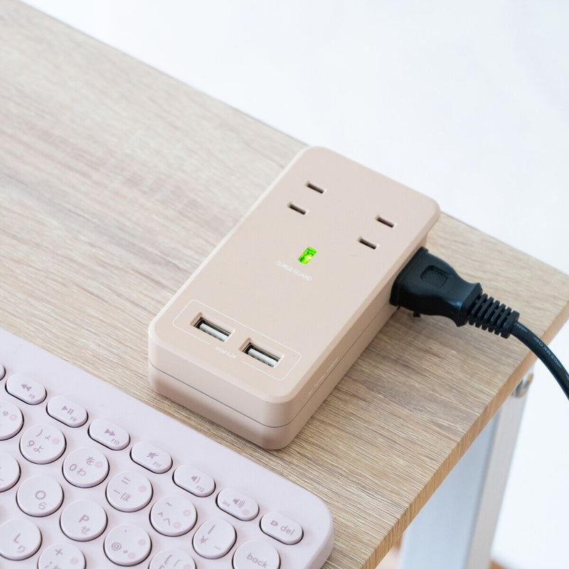 (コストコ) Fargo(ファーゴ)SATI COLOR(サティカラー) AC4個口 4.2A USB 全14色 CT221 ラテベージュ