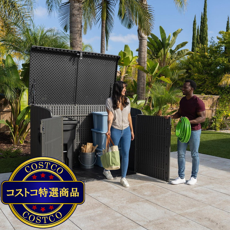 (コストコ) LIFETIME 6 x 3フィート (1.9 x 1m) ホリゾンタル 屋外物置
