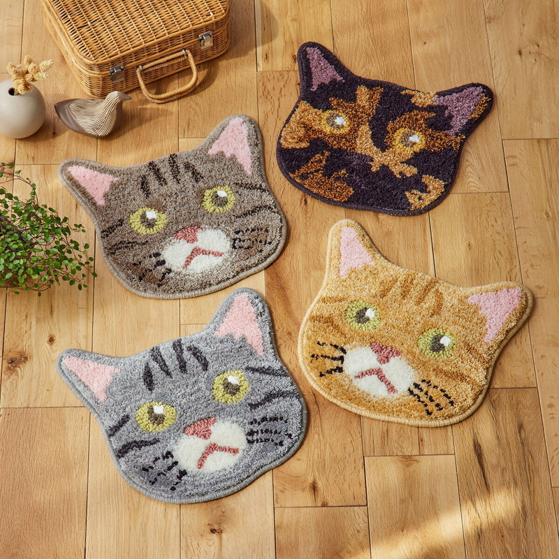 (コストコ) スミノエ チェアパッド ネコカオ チャトラ
