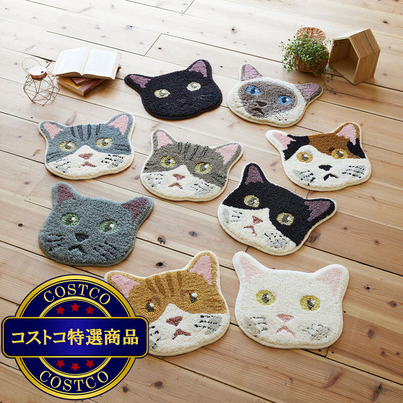 (コストコ) スミノエ チェアパッド ネコカオ ミケ