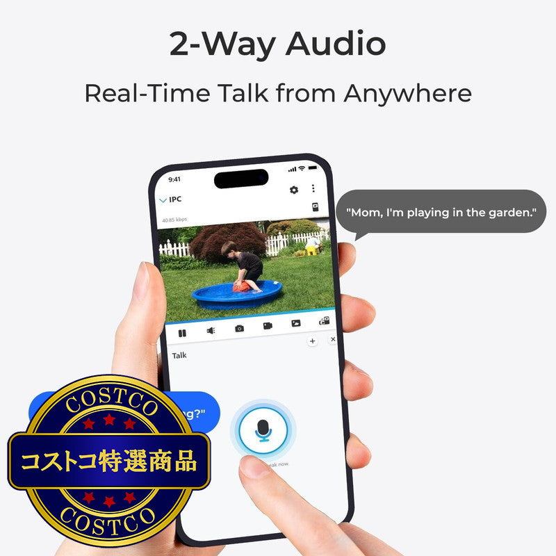 (コストコ) Reolink(レオリンク)Argus Series アウトドアカメラ B360+Solar Panel 2+128GB SD Card