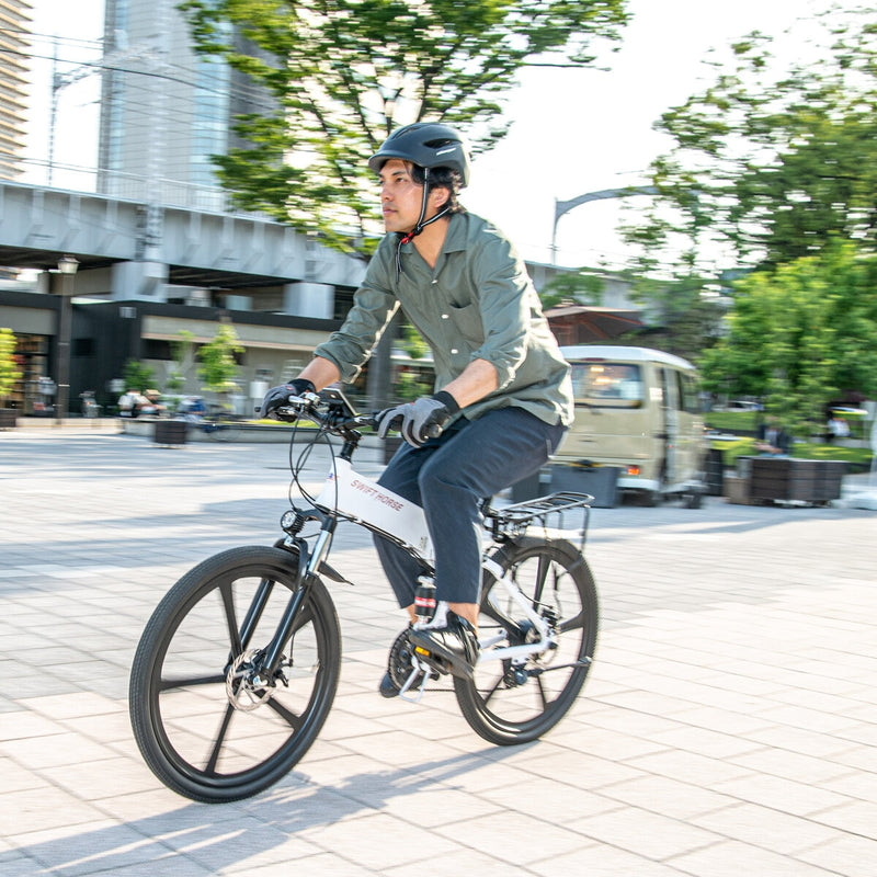 (コストコ) SWIFT HORSE 2 折り畳み 電動アシスト マウンテンバイク 黒