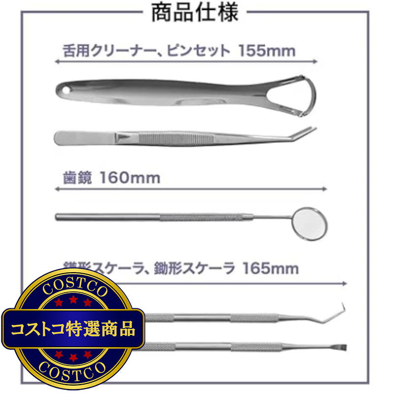 (コストコ) THE歯石取りデンタルツール 5点セット