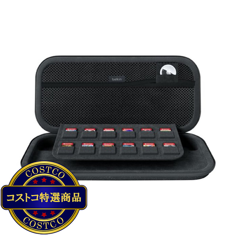 (コストコ) Belkin Nintendo Switch2 用 トラベル用ゲームカードケース チャコール