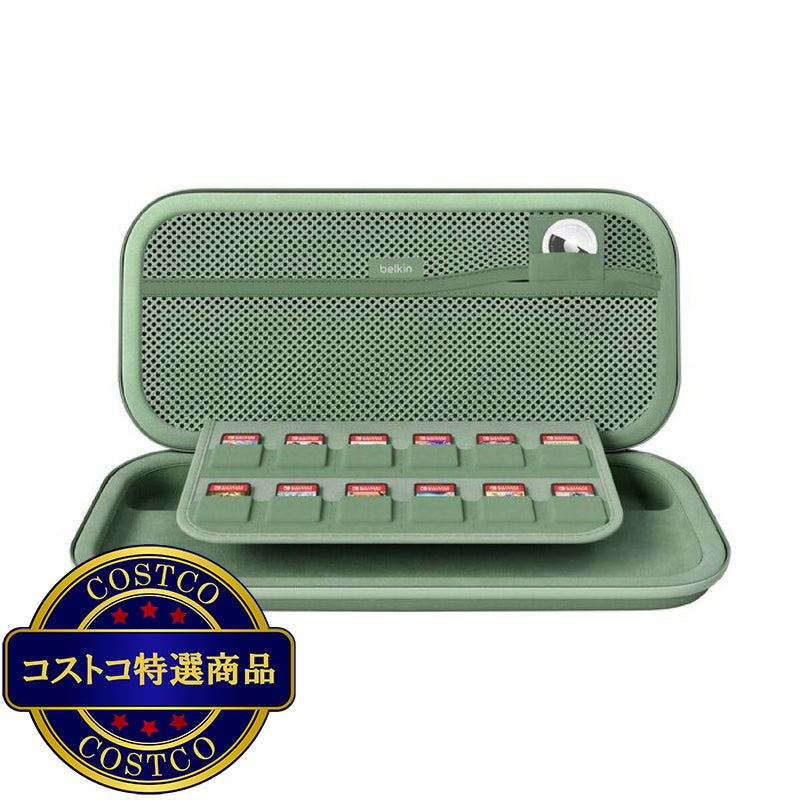 (コストコ) Belkin Nintendo Switch2 用 トラベル用ゲームカードケース セージ