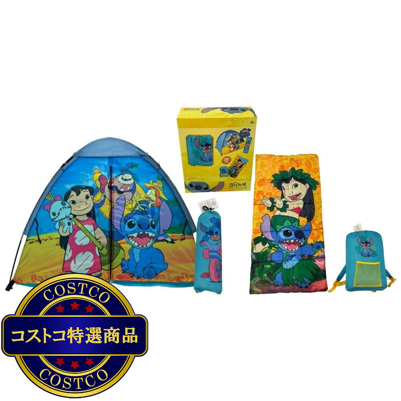 (コストコ) キッズキャンピングセット テント 寝袋入り