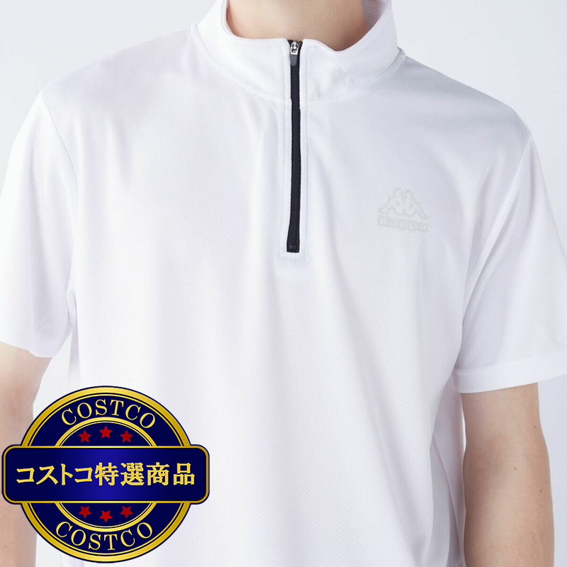 (コストコ) カッパ メンズ ハーフジップ 半袖 Tシャツ