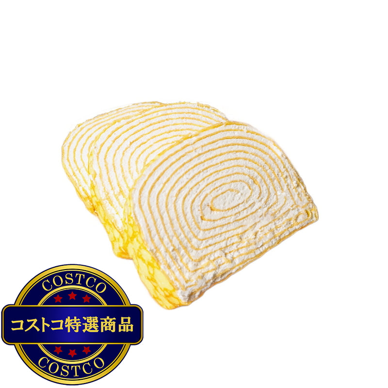 (コストコ) 【冷凍】ミルクレープロールケーキ 1kg x 2本入