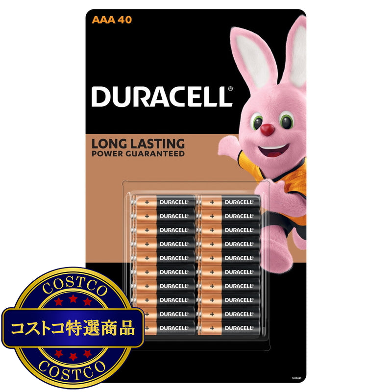 (コストコ) デュラセル　アルカリ単4電池　40本