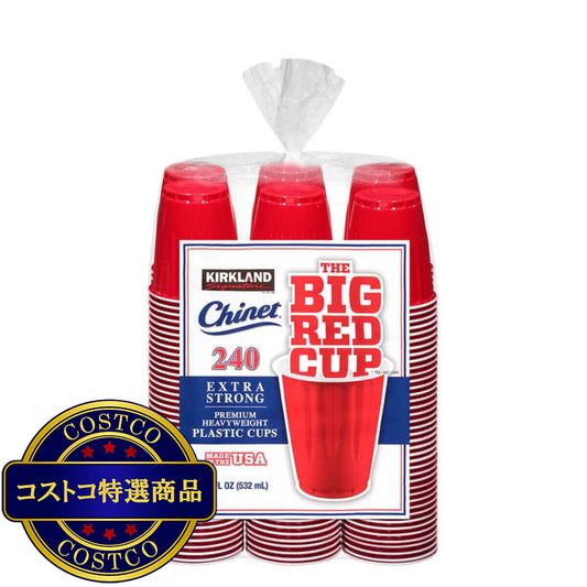 (コストコ) カークランドシグネチャー チャイネット レッドカップ 532ml x 240個