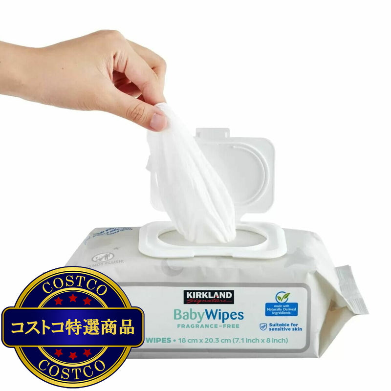 (コストコ) カークランドシグネチャー 大判厚手 おしりふき 900枚入 (100 x 9個)