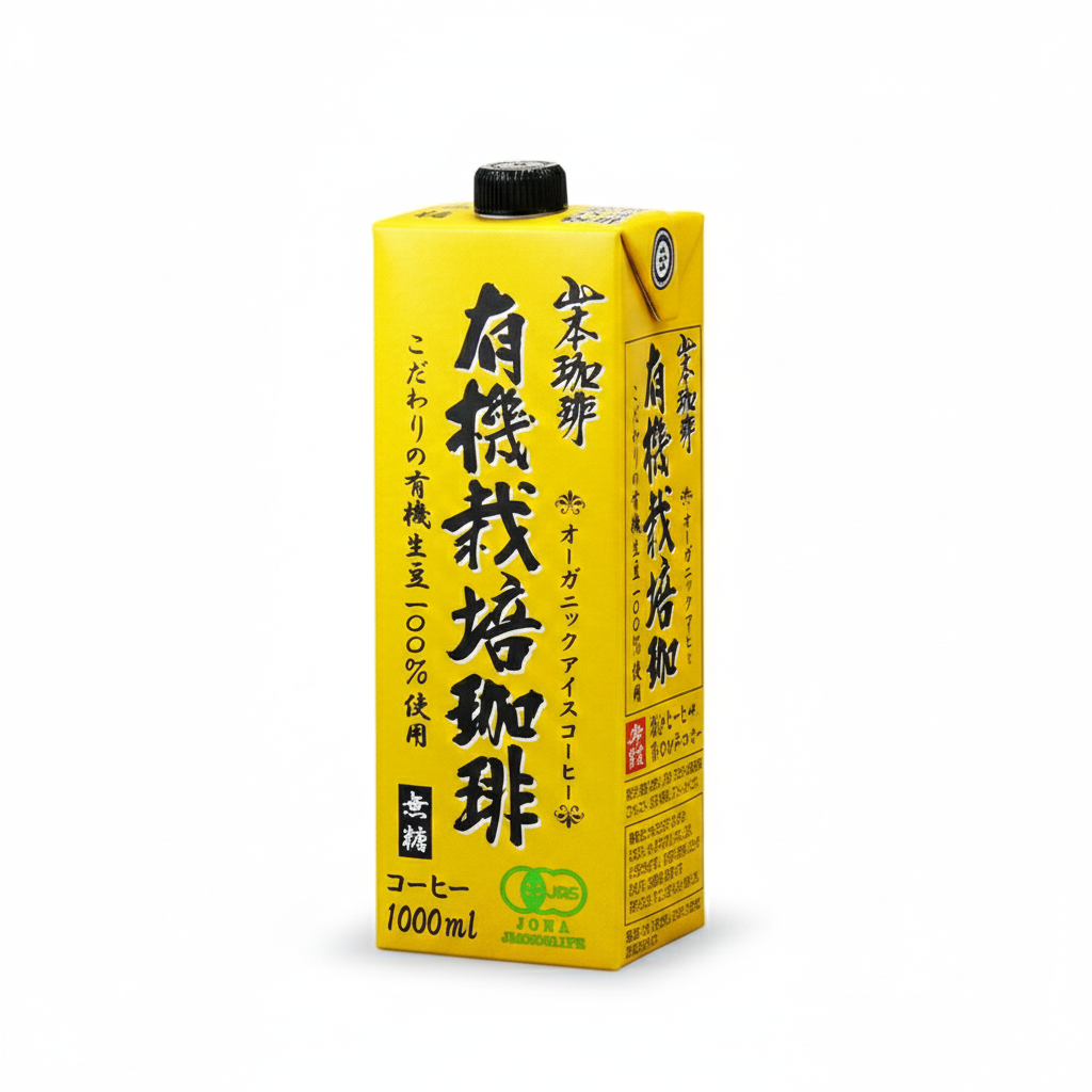 (コストコ) 山本珈琲 有機栽培珈琲 無糖1L x 6本
