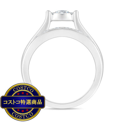 (コストコ) プラチナ 0.75カラット ダイヤモンド ウェディング リング セット