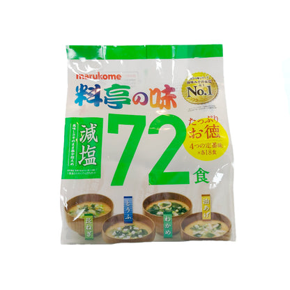 (コストコ) マルコメ 料亭の味 みそ汁 減塩 72食