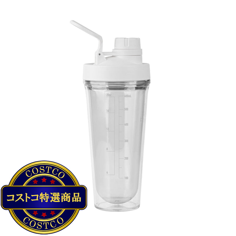 (コストコ) TAKEYA シェイカーボトル 710ml 2個 ホワイト/ライトブルー
