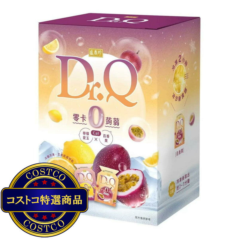 (コストコ) 盛香珍 Dr.Q ゼロカロリー蒟蒻ゼリー パッションフルーツ ＋ レモン愛玉（オーギョーチ）1860g
