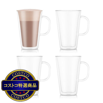 (コストコ) ボダム キャンティーン ダブルウォール マグカップ 4個 セット