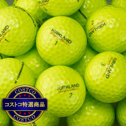 (コストコ) カークランドシグネチャー 3ピースゴルフボール バージョン2.0 イエロー 24個入り