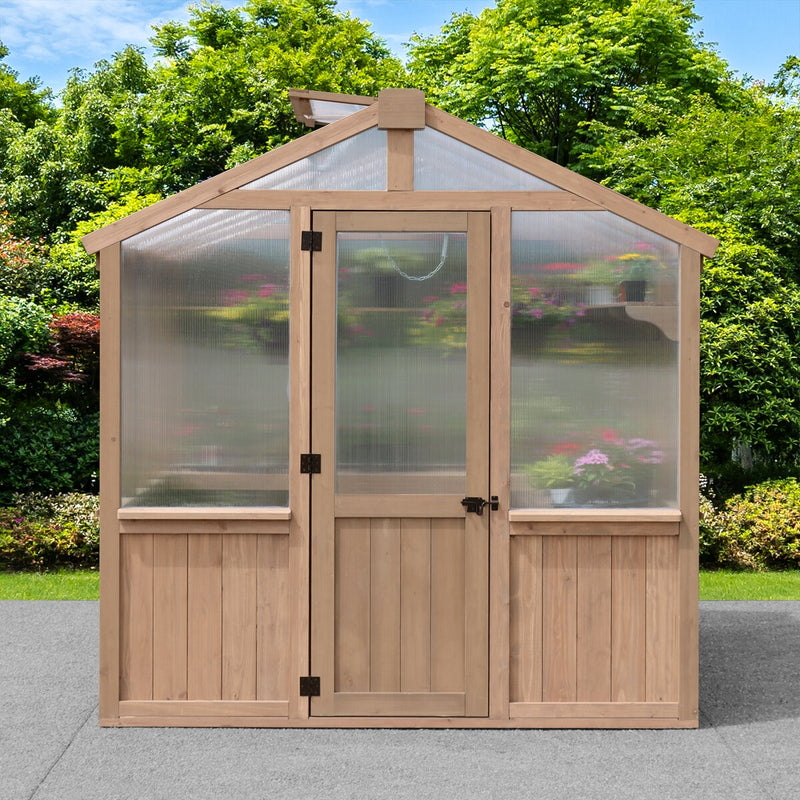 (コストコ) Yardistry グリーンハウス 木製温室 2.4 x 3.0m