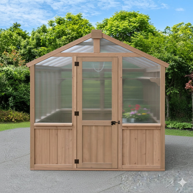 (コストコ) Yardistry グリーンハウス 木製温室 2.4 x 3.0m