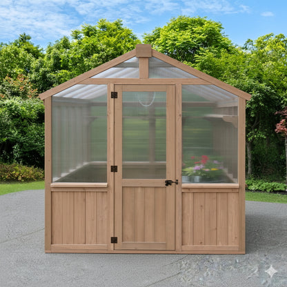 (コストコ) Yardistry グリーンハウス 木製温室 2.4 x 3.0m