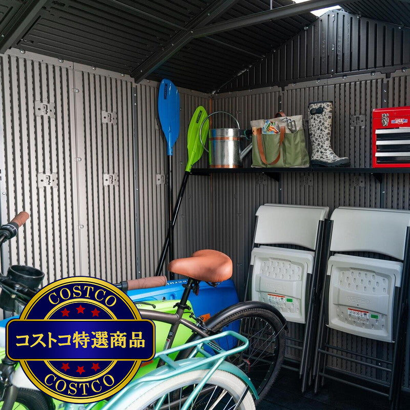 (コストコ) LIFETIME 12 x 7 フィート (3.6 x 2.1m) 屋外物置
