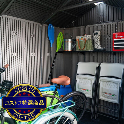 (コストコ) LIFETIME 12 x 7 フィート (3.6 x 2.1m) 屋外物置