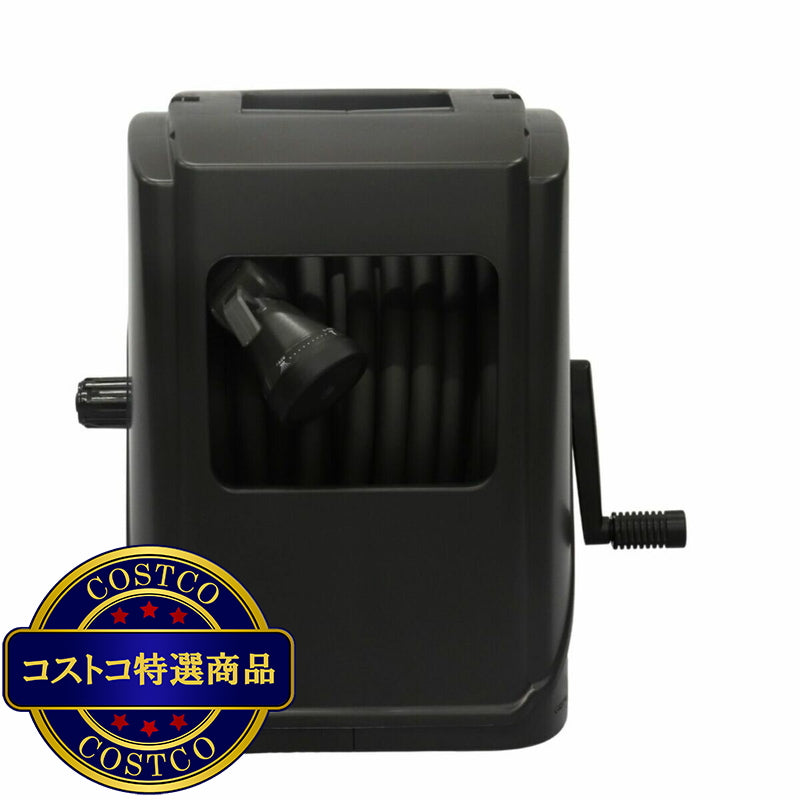 (コストコ) グリーンライフ G-Aqua ホースリール 20m 大水量ひっかけノズル付