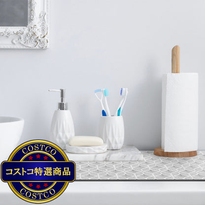 (コストコ) マルチユース ドライングマット 4枚組 50x76cm / 38x50cm 各2枚 グレー