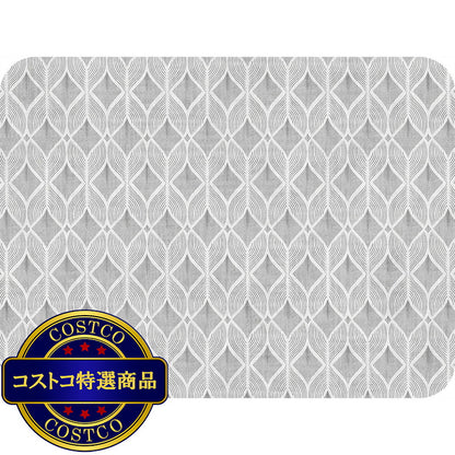 (コストコ) マルチユース ドライングマット 4枚組 50x76cm / 38x50cm 各2枚 グレー