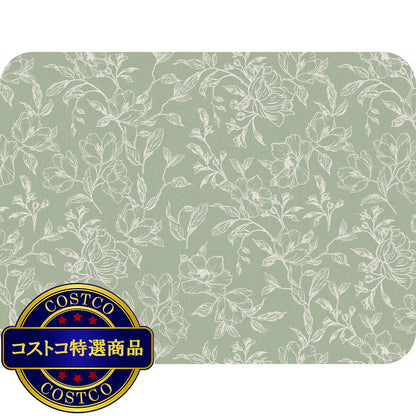 (コストコ) マルチユース ドライングマット 4枚組 50x76cm / 38x50cm 各2枚 グリーン