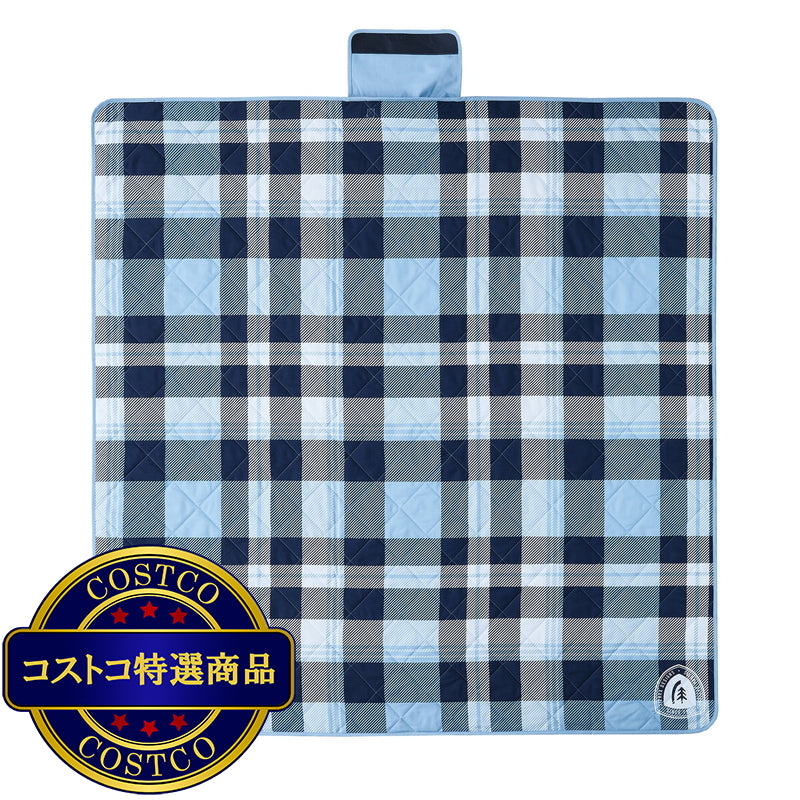 (コストコ) Sierra Designs アウトドアトートブランケット 182 x 182cm プレイド/ブルー