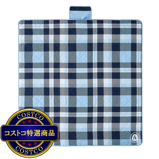 (コストコ) Sierra Designs アウトドアトートブランケット 182 x 182cm プレイド/ブルー