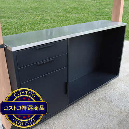 (コストコ) ヤーディストリー 8 x 8フィート（2.3 x 2.3m）キャンティナ ガゼボ