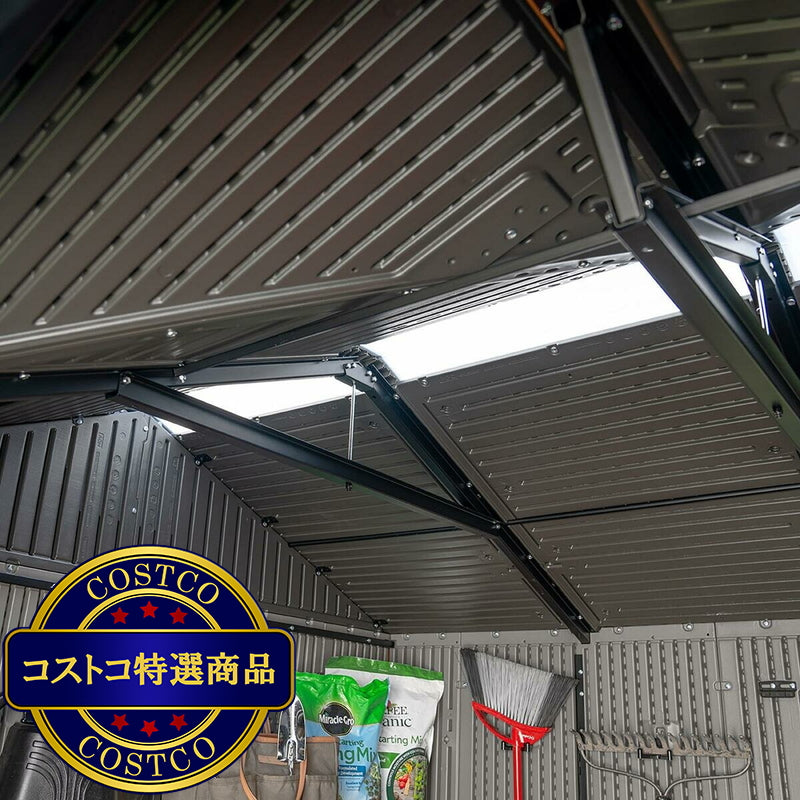 (コストコ) LIFETIME 9.5 x 7 フィート (2.9 x 2.1 m) 屋外用物置
