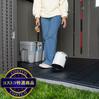 (コストコ) LIFETIME 9.5 x 7 フィート (2.9 x 2.1 m) 屋外用物置