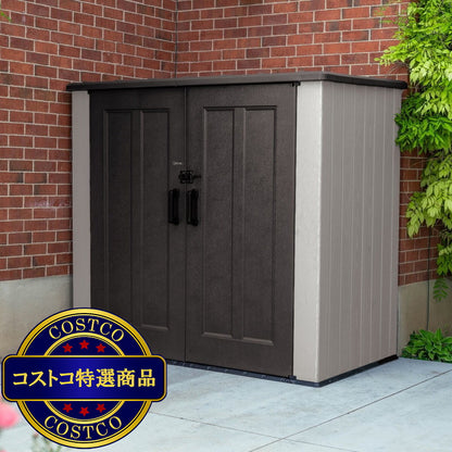 (コストコ) LIFETIME 6 x 4フィート (193 x 110 x 177cm) 屋外用物置