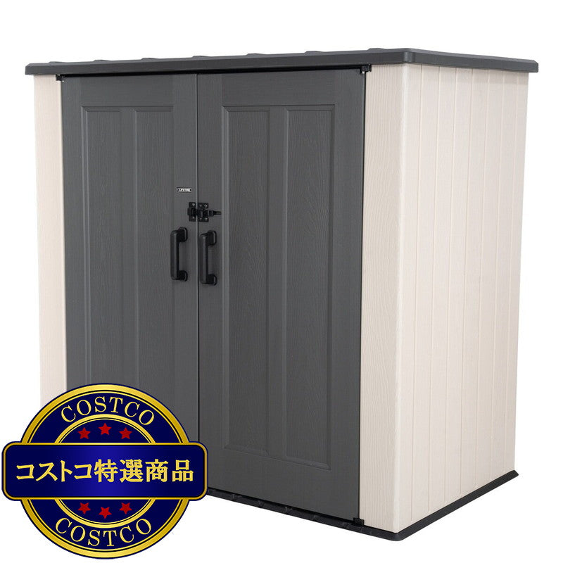 (コストコ) LIFETIME 6 x 4フィート (193 x 110 x 177cm) 屋外用物置