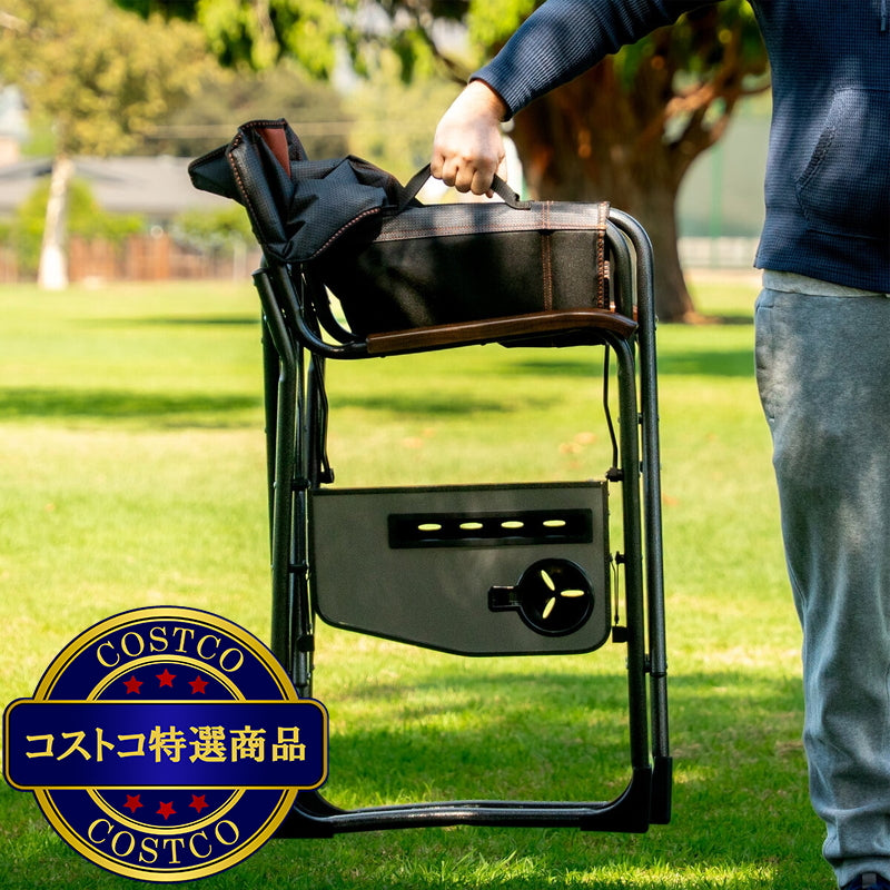 (コストコ) マックスポーツ ディレクターズチェア ひじ掛け付き