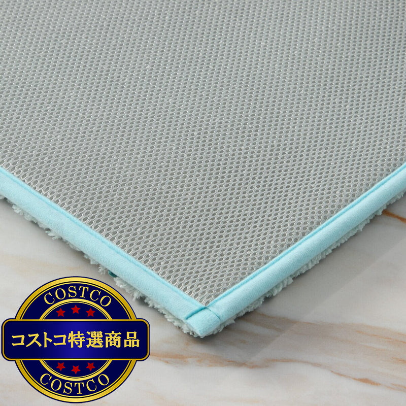 (コストコ) バスラグ 2枚組 45cm x 60cm サーフスプレー