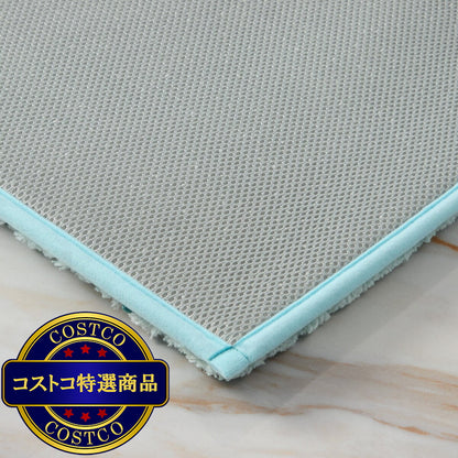 (コストコ) バスラグ 2枚組 45cm x 60cm サーフスプレー
