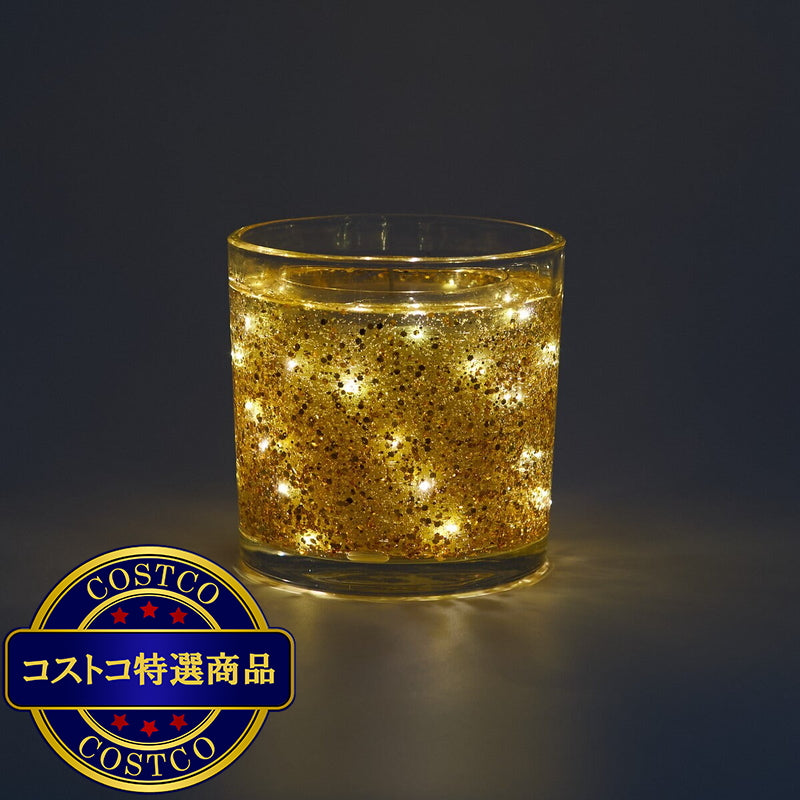 (コストコ) AVARIA LED一体型キャンドル(電池式) 2個 ポメグラネート＆ギルデッドベイ