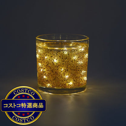 (コストコ) AVARIA LED一体型キャンドル(電池式) 2個 ポメグラネート＆ギルデッドベイ
