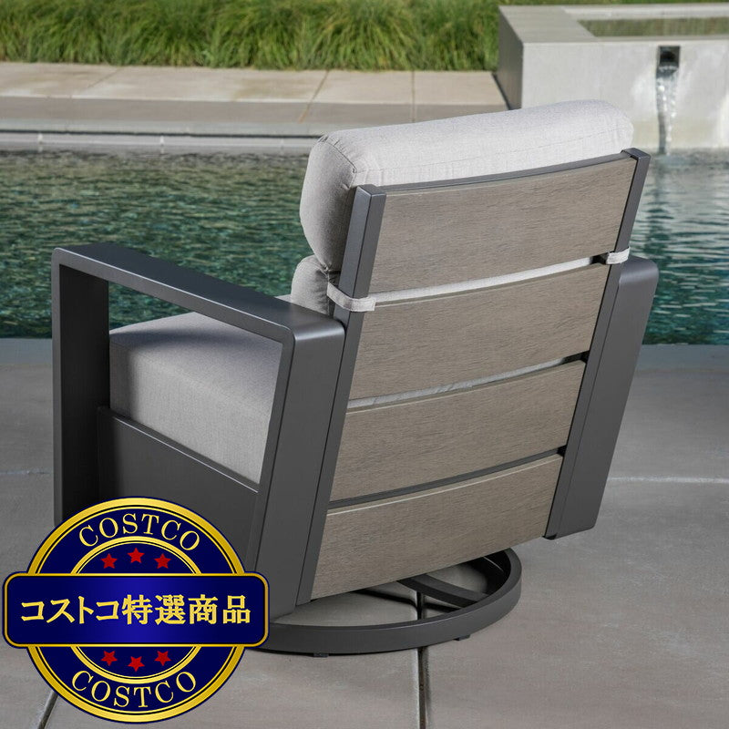 (コストコ) サンヴィラ Beckett 屋外用テーブル & チェア 3点セット