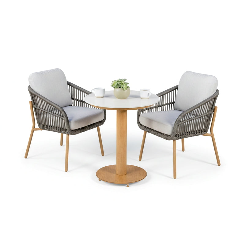(コストコ) サンヴィラ Charme 屋外用テーブル & チェア 3点セット