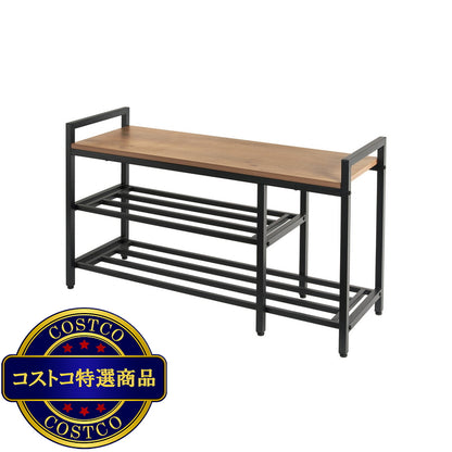 (コストコ) Neatfreak!（ニートフリーク!）ウッドトップ 収納ベンチ