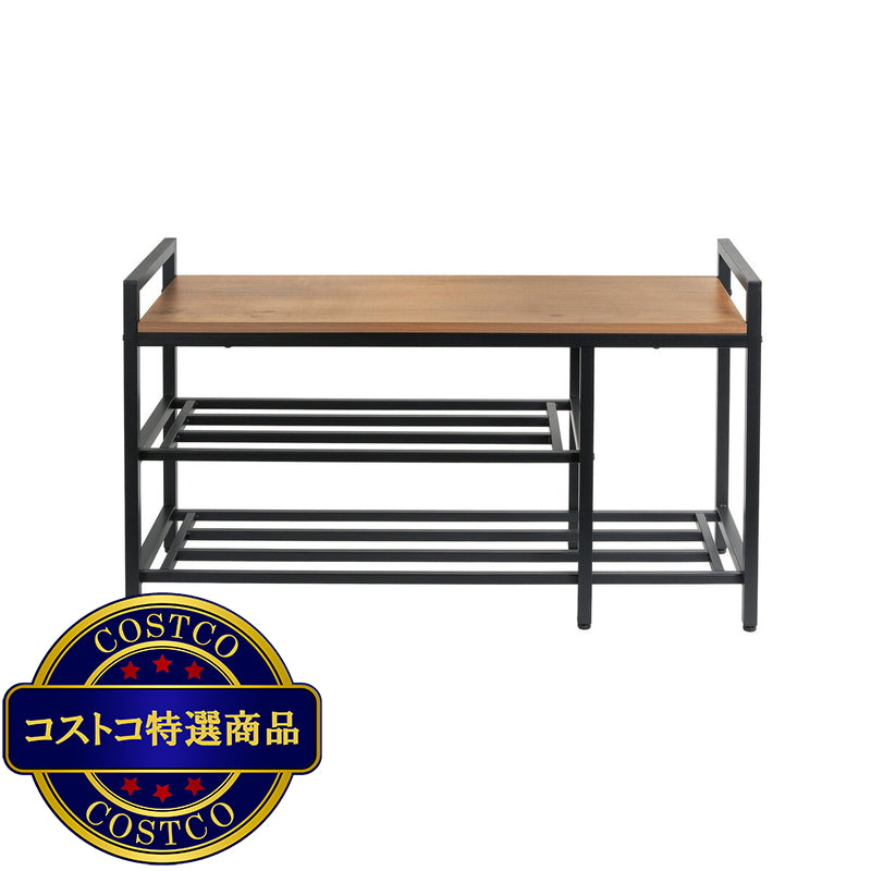 (コストコ) Neatfreak!（ニートフリーク!）ウッドトップ 収納ベンチ